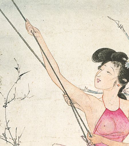 威海-胡也佛的仕女画和最知名的金瓶梅秘戏图